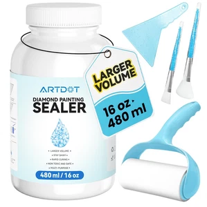 480ml Diamond Art Sealer ARTDOT Diamond Painting Sealer Kit  Large Capacity - Picture 1 of 12