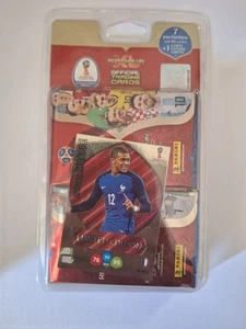 BLISTER 7 Packs ADRENALYN Panini World Cup RUSSIA 2018 Kylian Mbappe Limited  - Picture 1 of 3