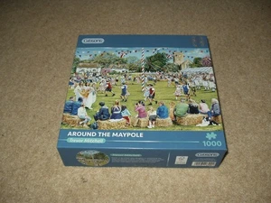 GIBSONS 1000 TEILE PUZZLE - "RUND UM DEN MAIBAUM" - "NEU" UND "VERSIEGELT" - Bild 1 von 2