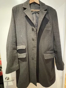Mens French Connection Work/Occasional Overcoat. Size 40R. Charcoal - Picture 1 of 6