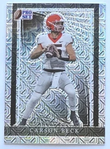 CARSON BECK 7/9 LEAF 2024 PRO SET METAL SILVER MOJO #36 BLACK BORDERED PRIZM - Picture 1 of 2
