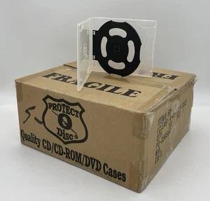 50 Pack Clear 4 CD Poly Case for CDs DVDs Games 50pk Case - Picture 1 of 6