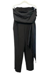 Mono Steve Madden Harlen en Negro XL Mujer Elegante Conjunto de Cóctel (1132) - Imagen 1 de 8