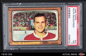 1966 Topps #75 Ralph Backstrom Canadiens PSA 7 - NM - Picture 1 of 3