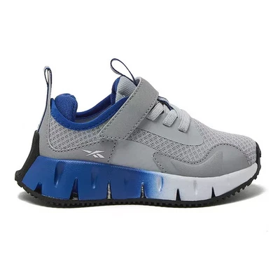 NEW Reebok Zig Dynamica LITTLE Boys Athletic Shoes, Slip On, Gray/Blue, Size 5 - Image 1 of 4