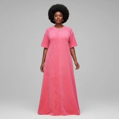 Camisón polar Vanity Fair grande/fucsia/3/4 cremallera cierre frontal/raglan manga 1/2 Foto 1 de 4