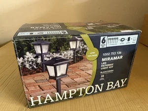 LED Pathway Light Kit W/ Wire+Transformer+Eye~Metal + Glass construct HB Miramar - Picture 1 of 5
