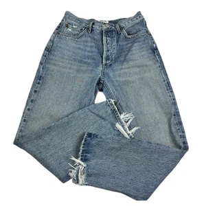 Pantalones de mezclilla para mujer Agolde Riley Cut 57522 estilo A056D-1206 talla 26” - Imagen 1 de 5