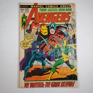 Marvel Comics The Avengers #102 Good Key Issue Sentinels Iron Man Thor - Picture 1 of 10