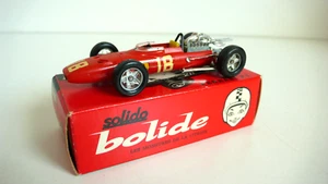 SOLIDO SÉRIE 100 1/43ème FERRARI F-1 REF 167 BOITE D'ORIGINE TRÈS BON ÉTAT - Imagen 1 de 5
