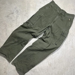 Ralph Lauren DOBLE RL RRL Militar Carga Lona Pantalones Adulto 36x34 Algodón Verde - Imagen 1 de 11