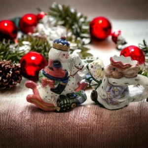 FITZ & FLOYD Nussknacker Zucker- oder Bonbonglas & Rattenkönig Milchkännchen WEIHNACHTEN 1992 - Bild 1 von 18