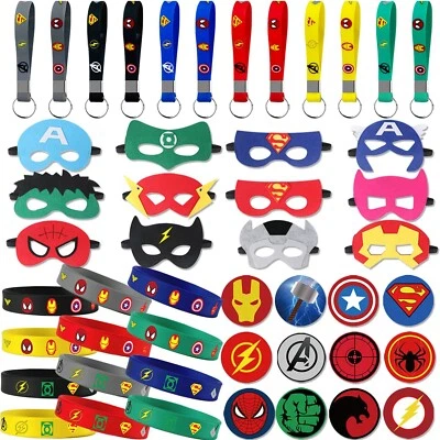 Spider-man Superhero Themed Masks/Stickers/Bracelets/Birthday gifts Party Favors