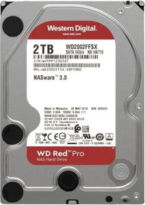 hard disk WD RED per NAS da 2 TB, 5400 Giri/Min, SATA 6 Gb/s (WD2002FFSX) - Imagen 1 de 6