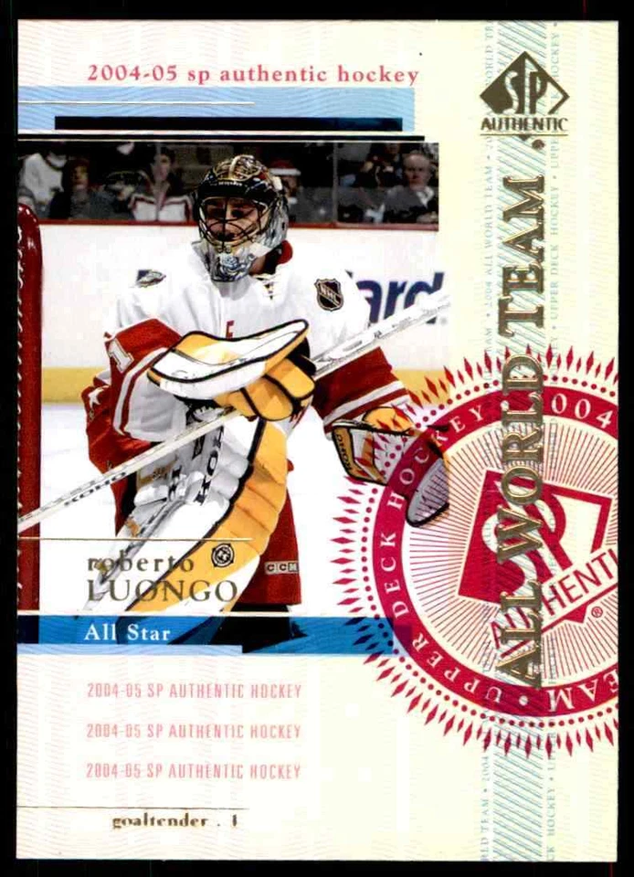 2004-05 SP Authentic Roberto Luongo Florida Panthers #116 - Image 1 of 2