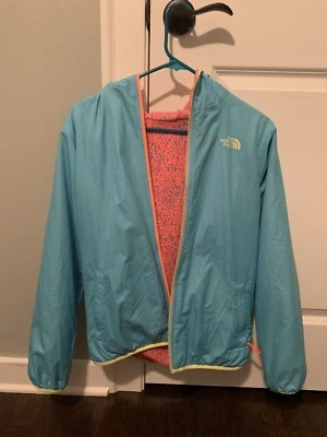 Chaqueta REVERSIBLE North Face Mujer/Niños Azul, Rosa, Amarillo PEQUEÑA Foto 1 de 4