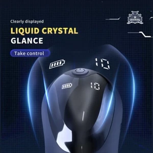 Penis Training Male Masturbator Cup 10 Frequency Vibration Ejaculation Delay New - Picture 1 of 22