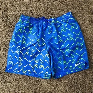 Neu Nike Digi Swoosh Ombre Lap 7" Badehose blau Racer blau Herren Größe XL neu ohne Etikett - Bild 1 von 5