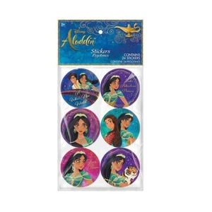 Aladdin 24 Pegatinas Fiesta Favores Botín Bolso Lolly Cumpleaños Niños Niños - Imagen 1 de 1