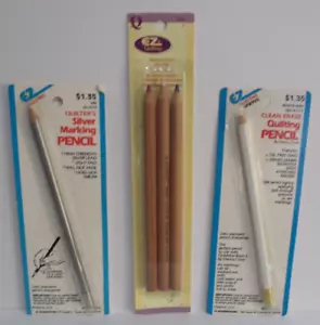 3 STCK. Steppen Auswaschstifte 3er-Pack rot weiß & blau, 1 silber & 1 sauber abwischbar - Bild 1 von 3