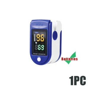 Finger Pulse Oximeter LED Digital Oximetro Blood Oxygen Heart Rate Monitor Tool - Picture 1 of 11