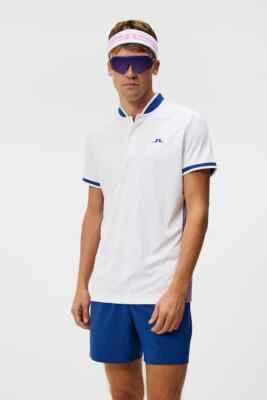 Polo de golf J Lindeberg para hombre JENSEN ajuste regular púrpura medio AMJT10049-Q048 Foto 1 de 4