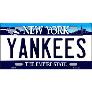 MINI Size 4"x2.2" License Plate Metal Sign for Home Yankees New York State - Picture 1 of 1