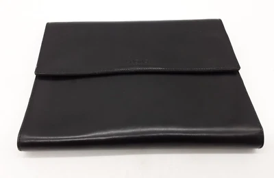 Knomo Organizador Tecnológico de Cuero Negro Tri Plegable Bolsa Organizador Hasta 10" Tableta Foto 1 de 4