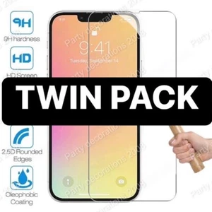 i phone Sceen Protector glass Tempered 14 13 12 11 XR MAX cover Case plus SE2020 - Picture 1 of 1
