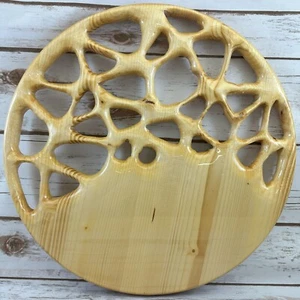Abstract Decorative Wood Wall-hanging 15" #1324 - Picture 1 of 4