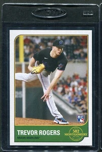 2022 Topps 582 Montgomery Club Set 1 Trevor Rogers RC #4 Marlins - Picture 1 of 1