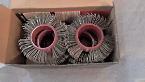 10 Pack MONTI Steel Belt Bristle Blaster Wire Brush 23mm Red BB-033-10 FREE POST - Picture 1 of 6