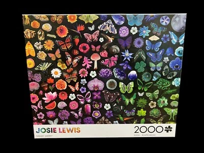 New Old Stock Buffalo Josie Lewis Twilight Garden 2000 Piece Puzzle 02300 - Image 1 of 2