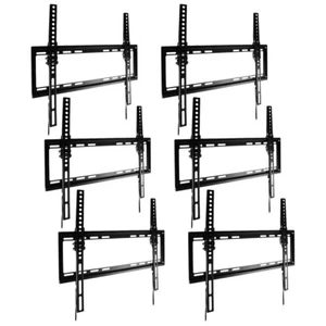 6x 42" ~ 55" TV Wall Mount Tilt Slim Bracket LCD Flat Screen VESA Steel UL RoHS - Picture 1 of 5