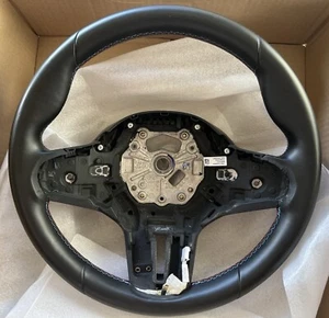 GENUINE OEM 2022 BMW M3 G80 M4 G82 HEATED STEERING WHEEL BLACK LEATHER - Bild 1 von 10
