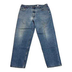 Vintage Levis 545 Jeans Mens 44x32 Loose Fit Blue Denim Faded Measures 44x32 - Picture 1 of 10