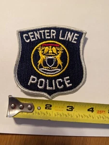 NEU Vintage Center Line Michigan Police Department Jacke Patch First Responder - Bild 1 von 2