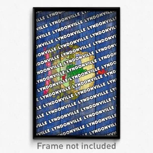 Lyndonville Vermont Poster (VT City Souvenir 11x17 Town Print) - Picture 1 of 1