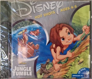 Disney's Hot Shots: Tarzan Jungle Tumble PC CD animated movie based arcade game! - Picture 1 of 3