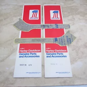 Vintage Harley Davidson Front Fender Decal Electra-Glide 80 Cubic Inch LH & RH - Foto 1 di 9