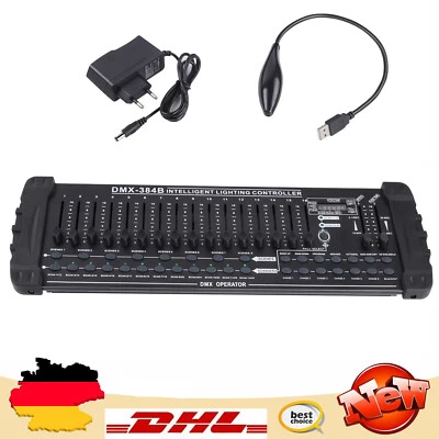 U'King 384 canali DMX512 controller console per luci di scena spettacolo discoteca party DHL - Immagine 1 di 4