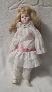 Vintage 16" Porcelain Doll (Pre-Owned) - Picture 1 of 12