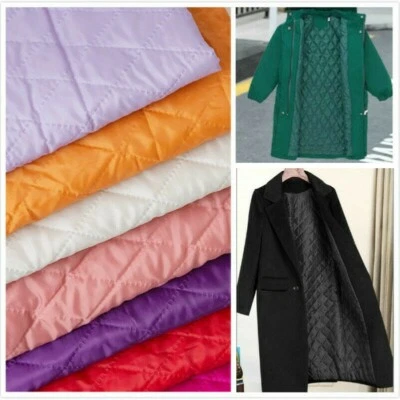 Cotton Quilted Interlining Fabric Thick for Coat Lining Cotton-Padded Jacket - Image 1 of 4