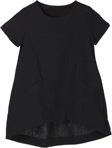 Women's Cotton Linen Short Sleeve Tunic/Top Tees - Picture 1 of 6