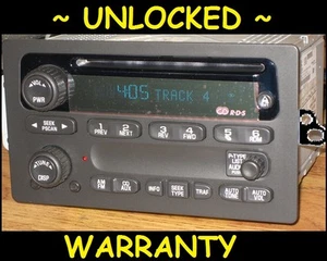 UNLOCKED 2002-2003 CHEVY GMC Envoy Trailblazer S10 RDS Radio CD Player - Bild 1 von 4
