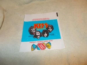 KISS- Trading Cards Wrapper Original 1978. ACE, PETER, GENE PAUL - Picture 1 of 4