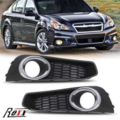 Fit For 2013-2014 Subaru Legacy Fog Lights Bezel/Cover Pair Left & Right Side - Изображение 1 из 4