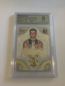2024 Select Nick Daicos Brownlow Predictor Card #ed/315 - Magpies Graded 8 - Bild 1 von 1