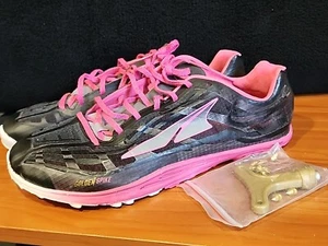 Altra Golden Spikes Womens Size 11.5 Running Black Pink A3621-4 - Picture 1 of 8