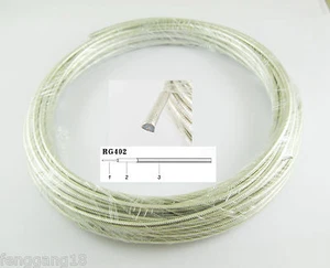 40" 1M 3FT 3feet Semi-rigid Flexible RG402 0.141" RF Coaxial Coax Cable New - Picture 1 of 8